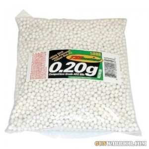TSD BB20X5M Competition Grade 6mm Plastic Airsoft Pellets TSD-BB20X5M-Competition-Grade-6mm-Plastic-Airsoft-Pellets
